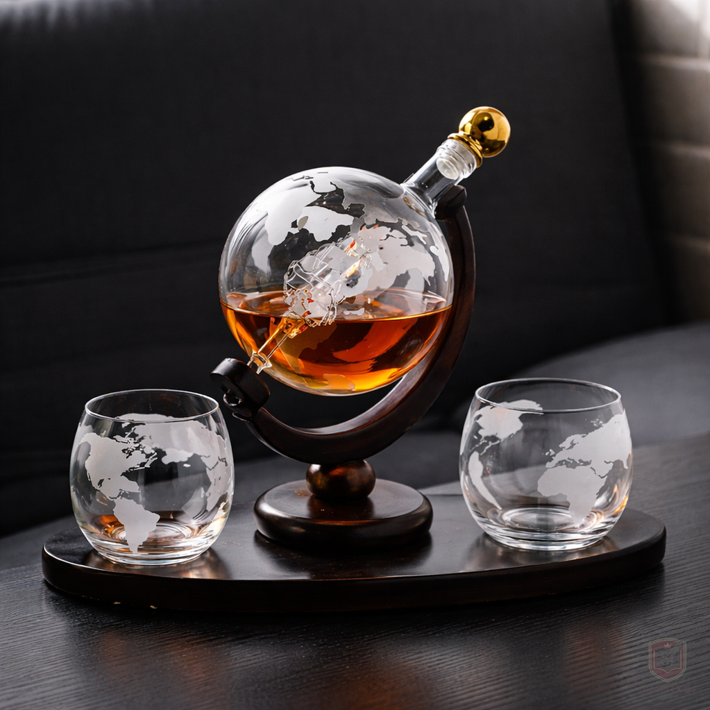 Whisky Decanter - World Map Edition