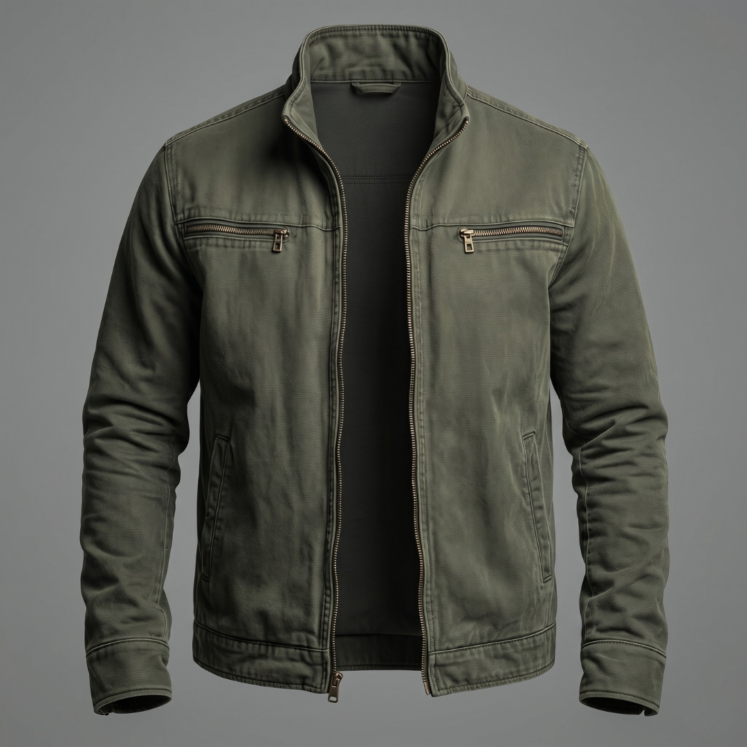 Langford | Vintage Cotton Zip-Up Jacket