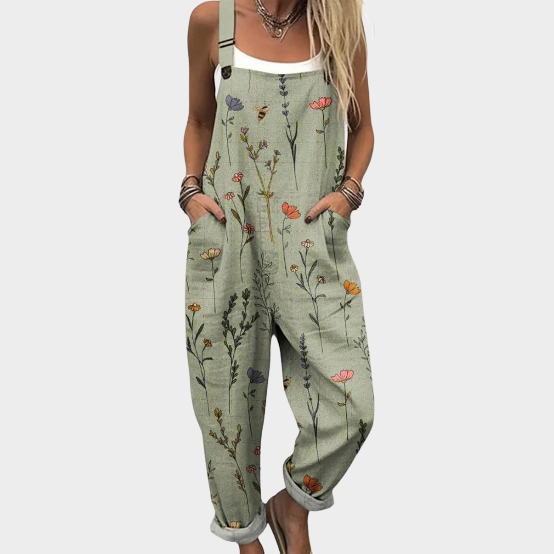 WOMEN'S NATURA GREEN SALOPETTE