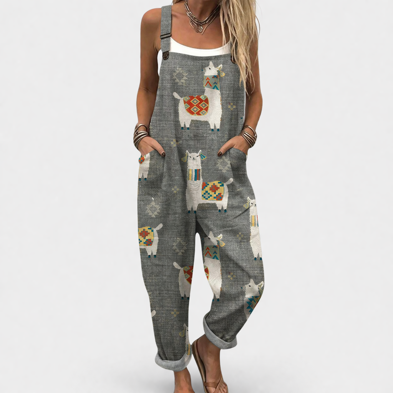 ELEGANT ALPACA DUNGAREES FOR WOMEN