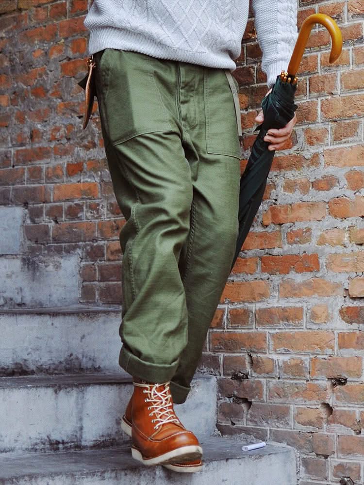 OG-107 INSPIRED STRAIGHT FATIGUE TROUSERS