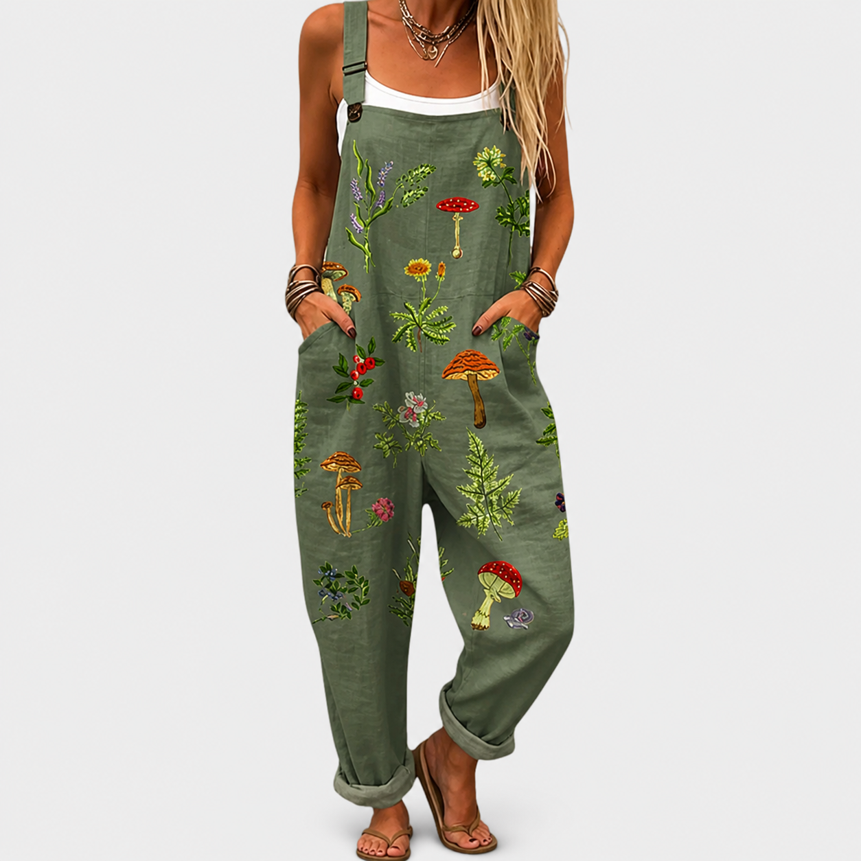 TUSCAN WOODLAND DUNGAREES FOR WOMEN