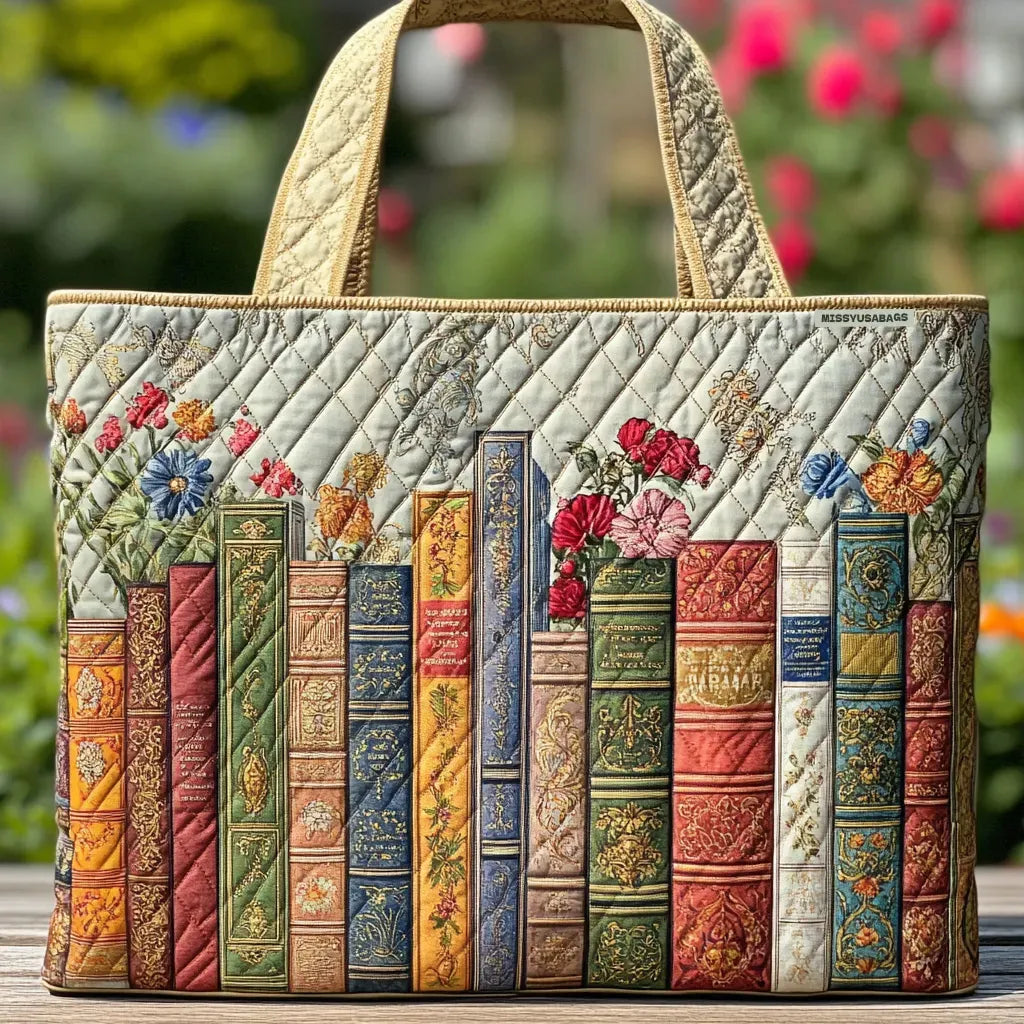 Quilted Magic Library Bag – For Book Lovers