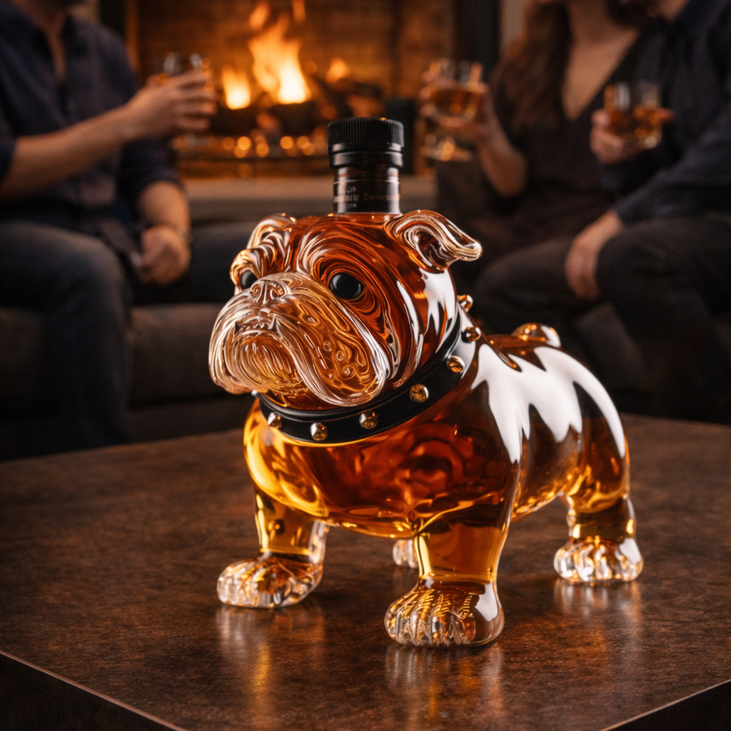 Whisky Bottle - Bulldog Version