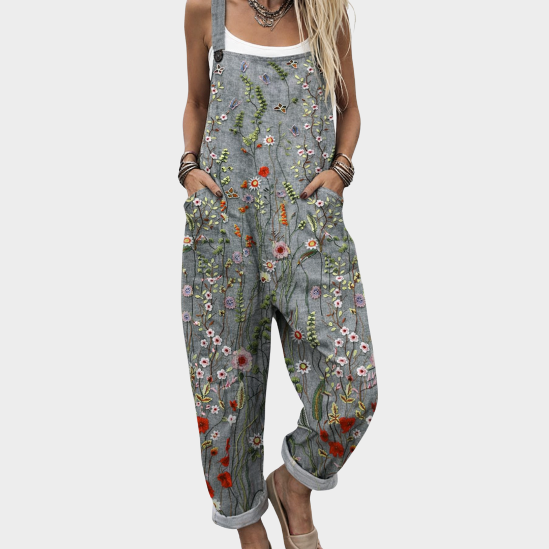 WOMEN'S FIELD FLOWER DUNGAREES