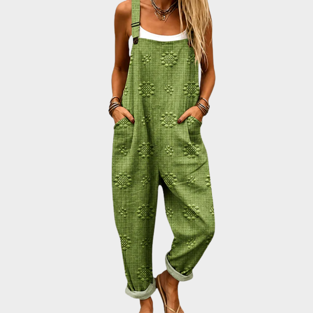 OLIVE GREEN DUNGAREES FOR WOMEN