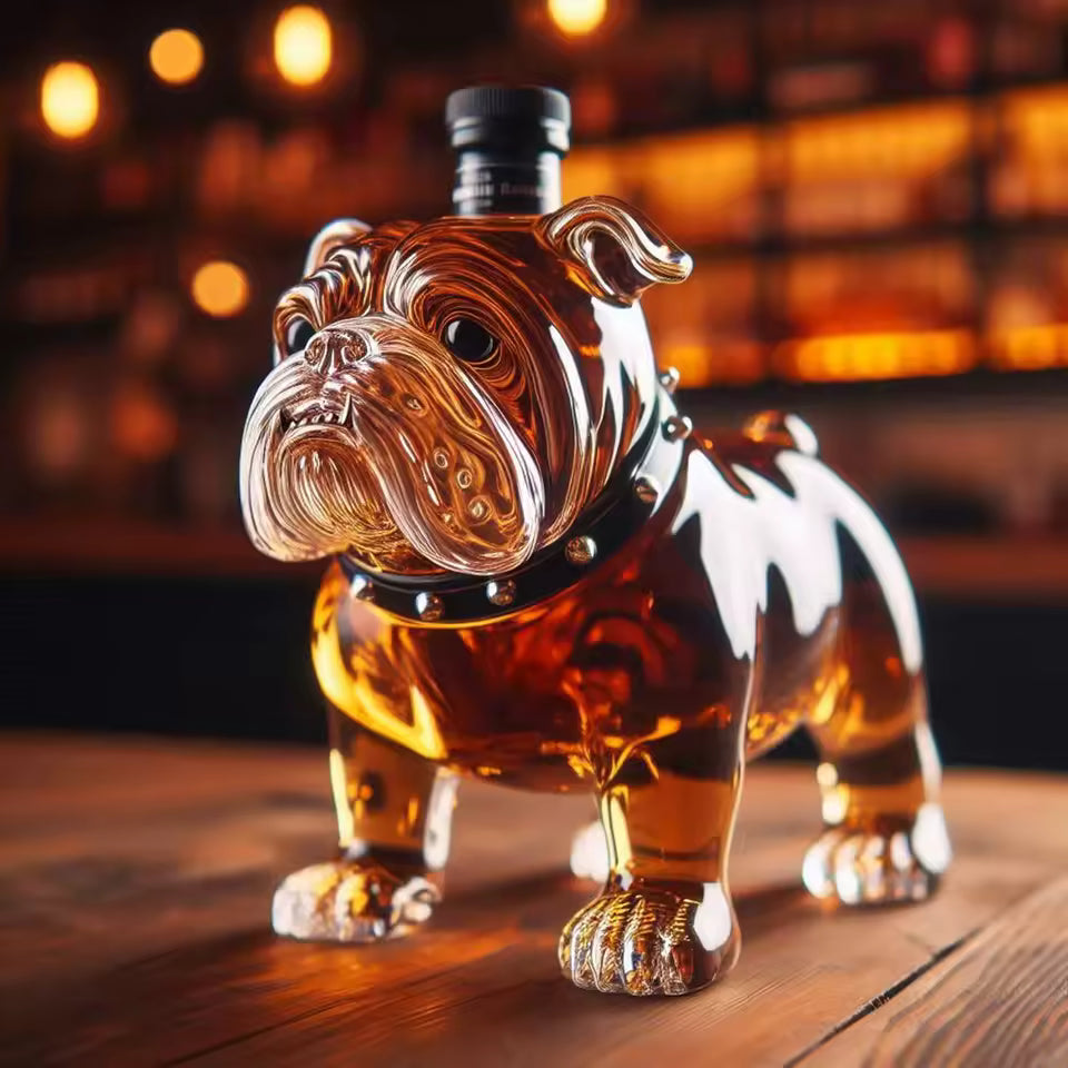 Whisky Bottle - Bulldog Version