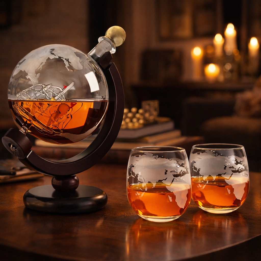 Whisky Carafe - World Map Edition