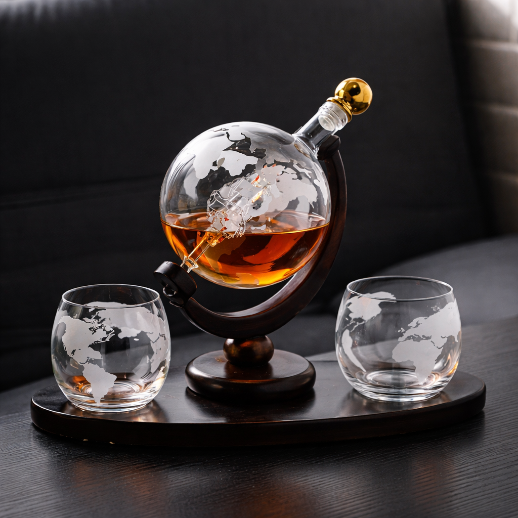 Whisky Carafe - World Map Edition