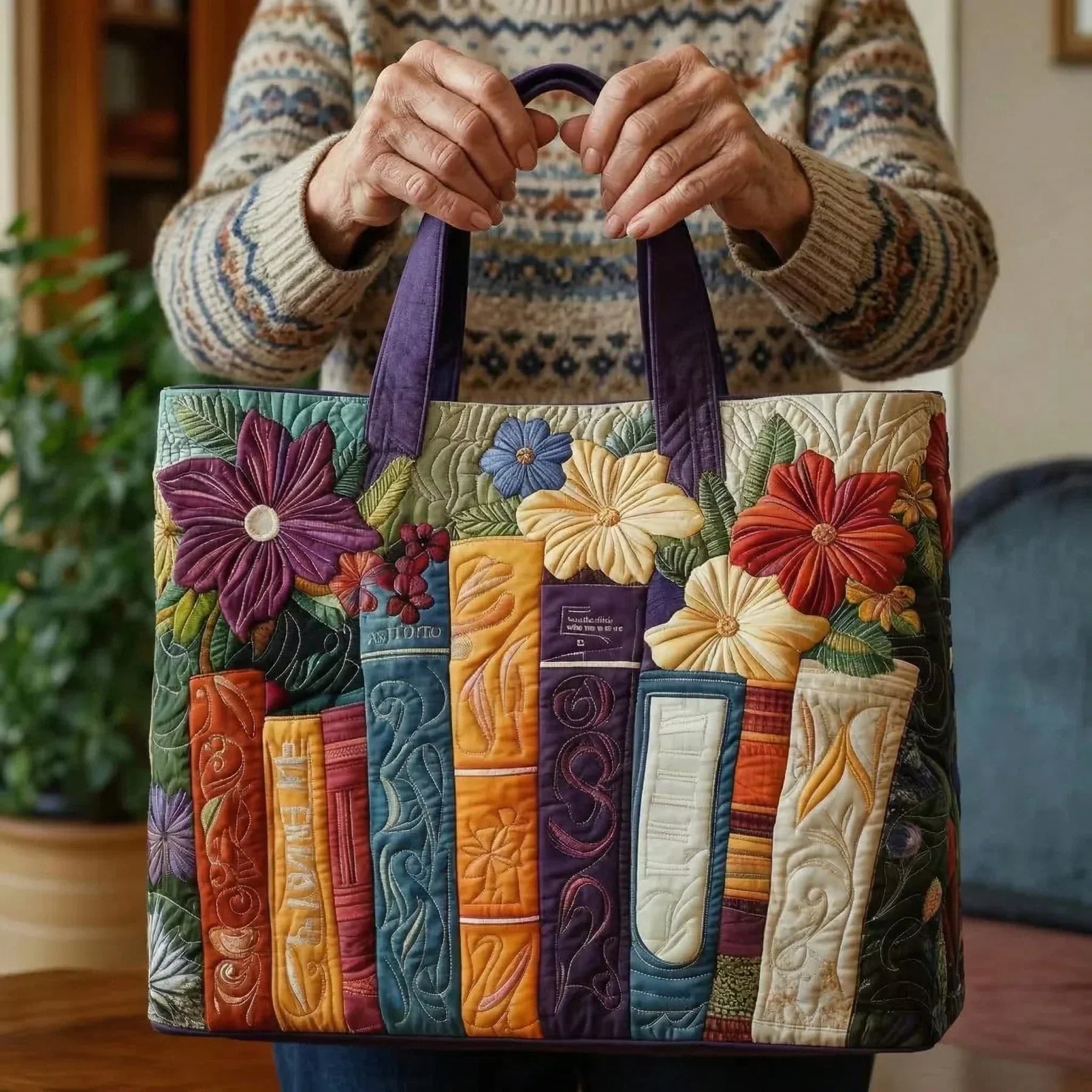 Book Lovers' Artisan Bag – Two Sizes