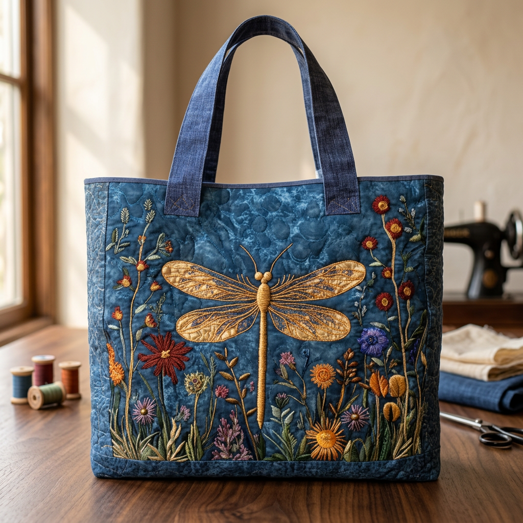 Golden Dragonfly Women's Bag – Spacious and Lightweight