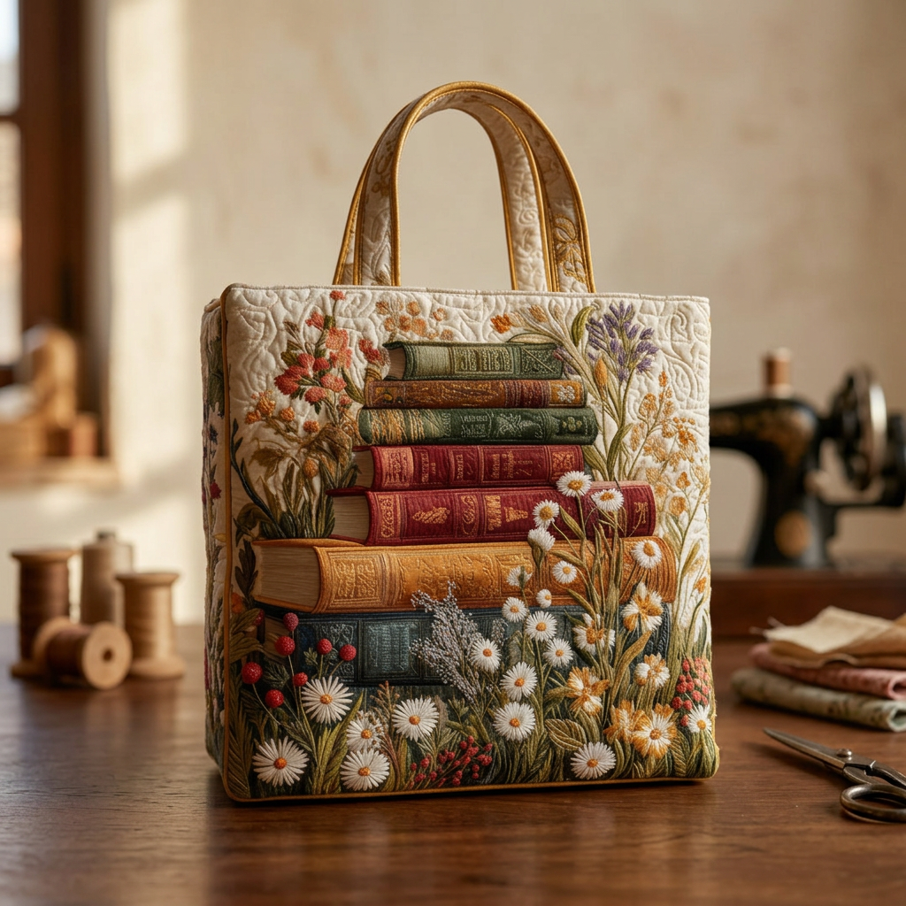 Floral Motif Artisan Bag – Elegant and Practical