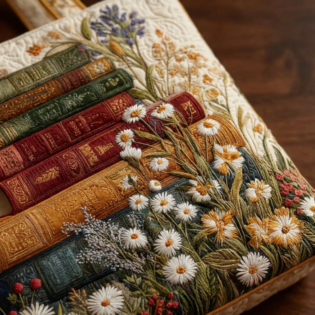 Floral Motif Artisan Bag – Elegant and Practical